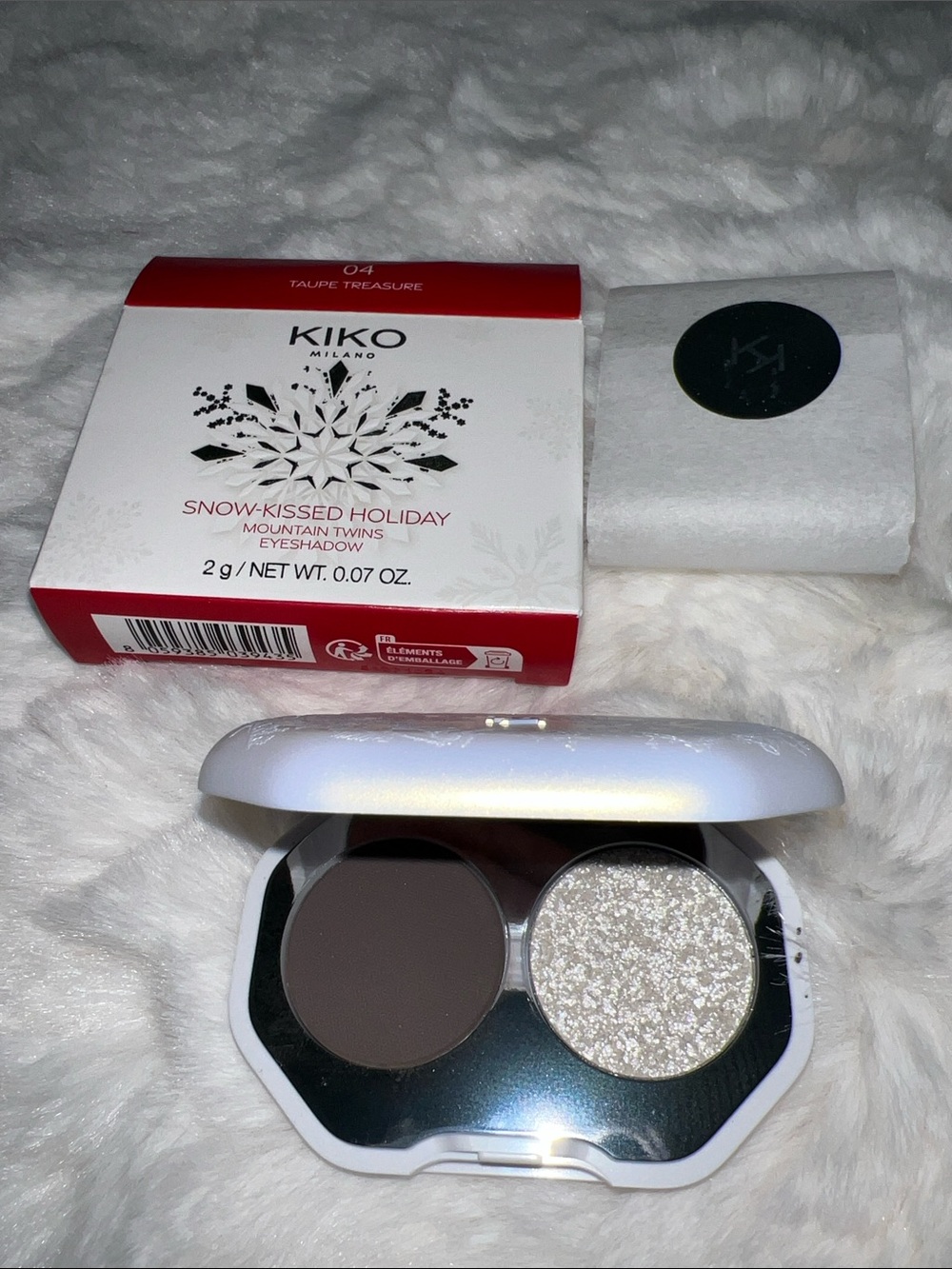 Kiko Milano Snow Kissed Holiday - Mountain Twins Eyeshadow 04 Taupe Treasure